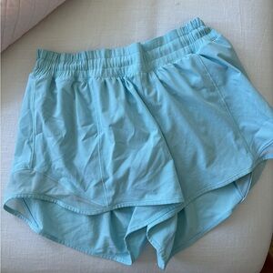 Bright Blue Lululemon Hotty Hot Shorts 4”